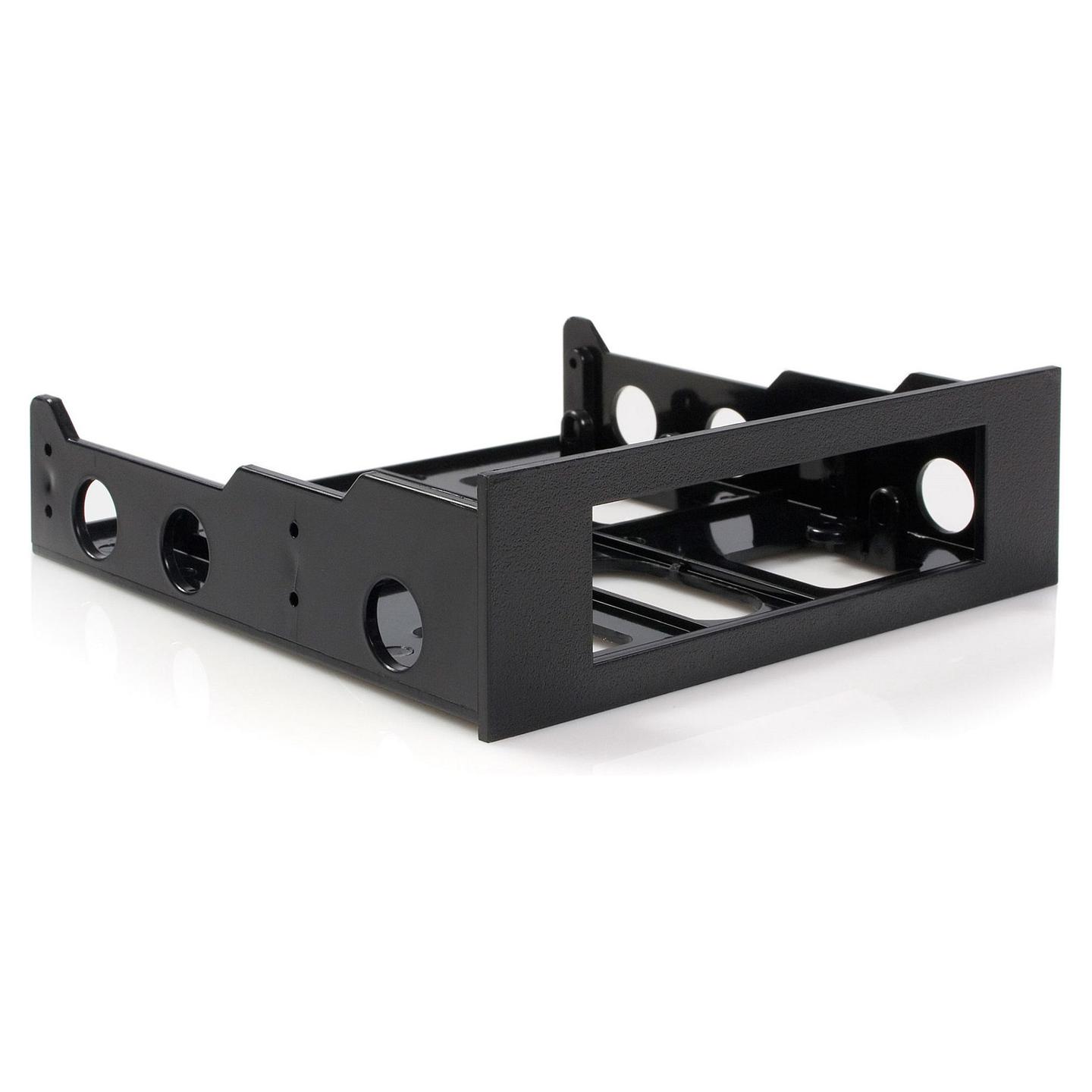 Përshtatës për Bay 3.5" në 5.25" StarTech.com BRACKETFDBK, Montim për Pajisje Frontale, Plastikë – Zezë