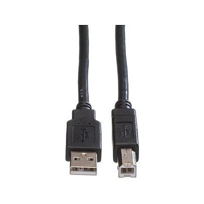 Kabllo USB Secomp 11.44.8808 / USB-A në USB-B / USB 2.0 / 0.8m – Zezë - 2