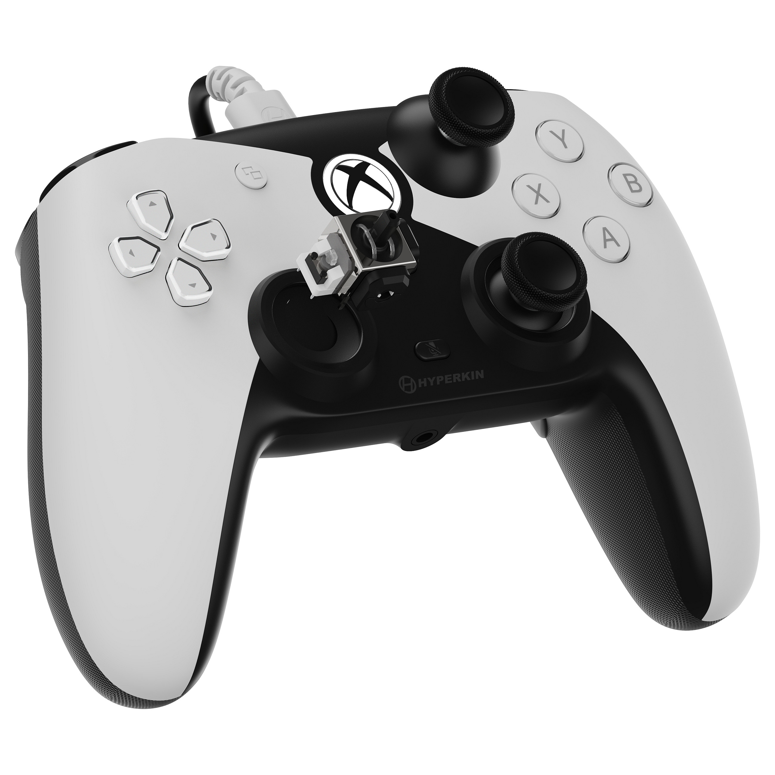 Kontroller për Xbox Hyperkin Competitor – Zezë / Bardhë - 6