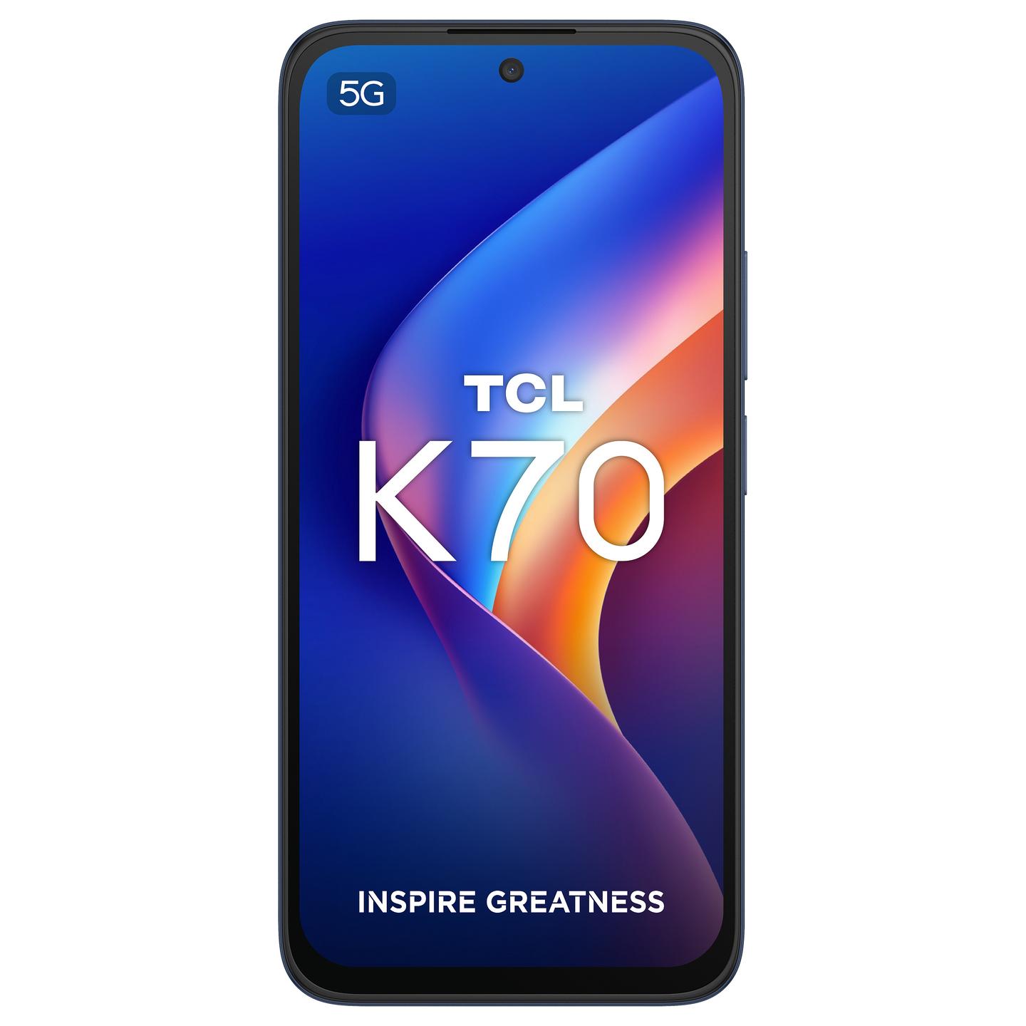 Telefon  TCL K70 5G / 6.8" HD+ / 120 Hz / Snapdragon 4 Gen 2 / 4 GB RAM / 128 GB / 5G / 50 MP / 5200 mAh - Blu - 2