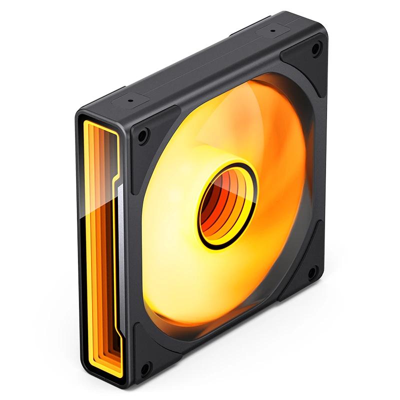 Ftohës për Kasë Jonsbo ZK-120BR / 120mm / 800-1800 RPM / ARGB / PWM / 3-Pack / Reverse – Zezë - 1