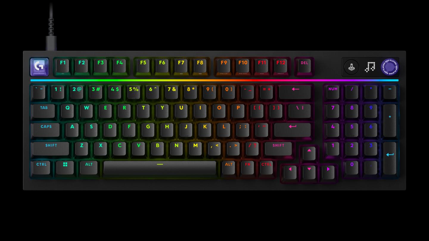 Tastierë Gaming Logitech G316 X 98 / Mekanike / Wired / 98% / Hot‑Swappable / 8000 Hz / RGB – Zezë