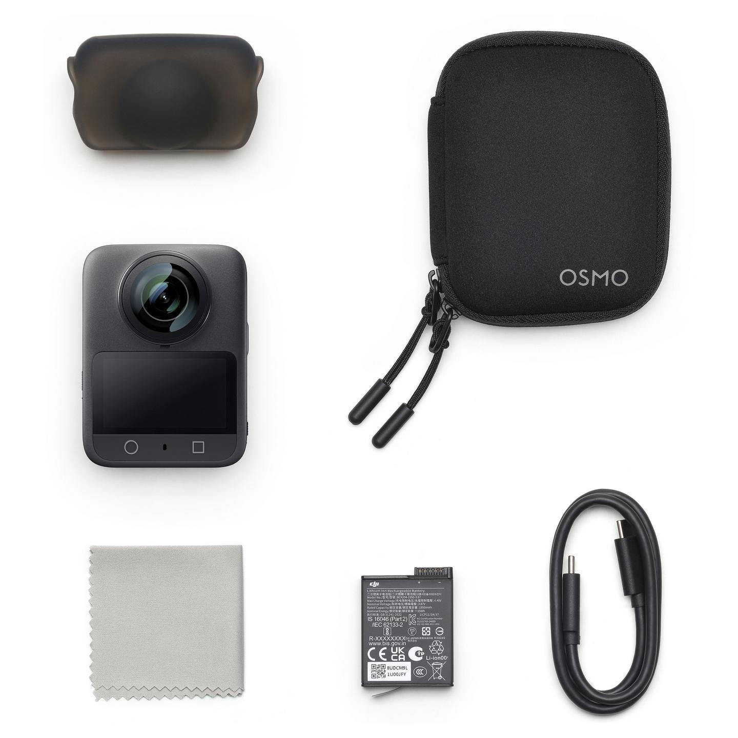 Video Kamera DJI Osmo 360 Standard Combo, 8K, 360°, 120MP, 2", 128GB - Gri - 7