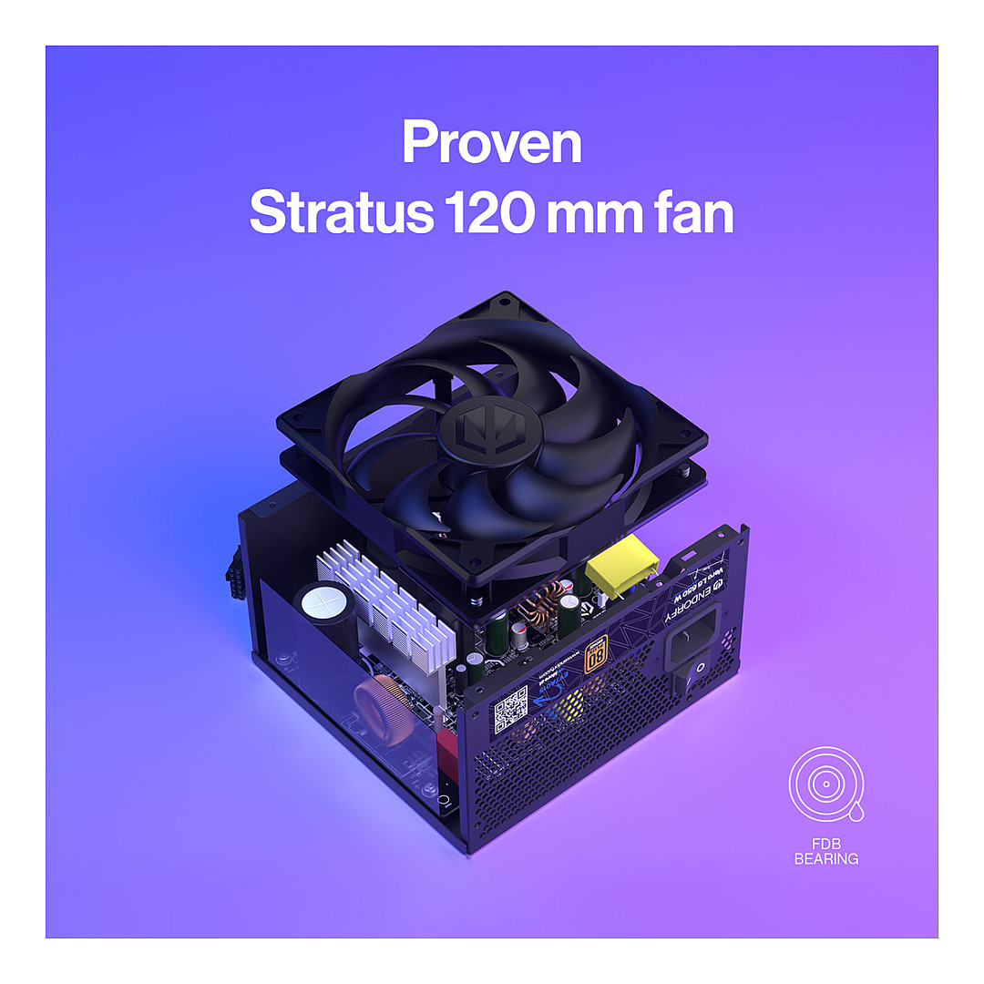 Furnizues Energjie Endorfy Vero L6 / 650W / ATX 3.1 / 80 PLUS Bronze / Non-Modular - Zezë - 21