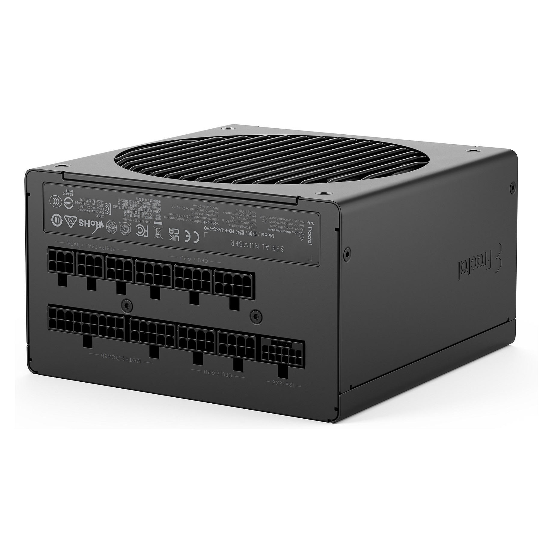 Furnizues Energjie Fractal Design Ion 3 Gold Black / 750W / 80 PLUS Gold / ATX 3.1 - 6