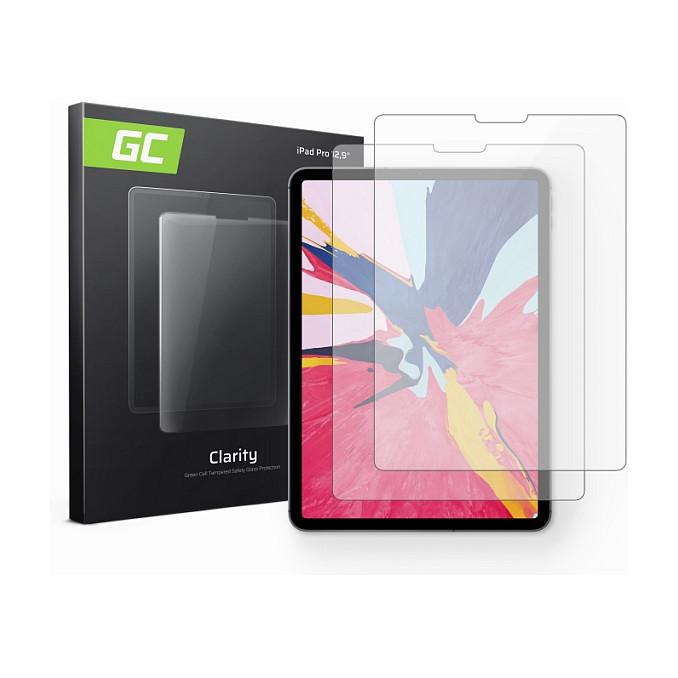 Mbrojtëse Ekrani Green Cell GL67 / iPad Pro 12.9" / GC Clarity / Tempered Glass / 9H / 0.33mm / 2.5D / 2-Pack - Transparent