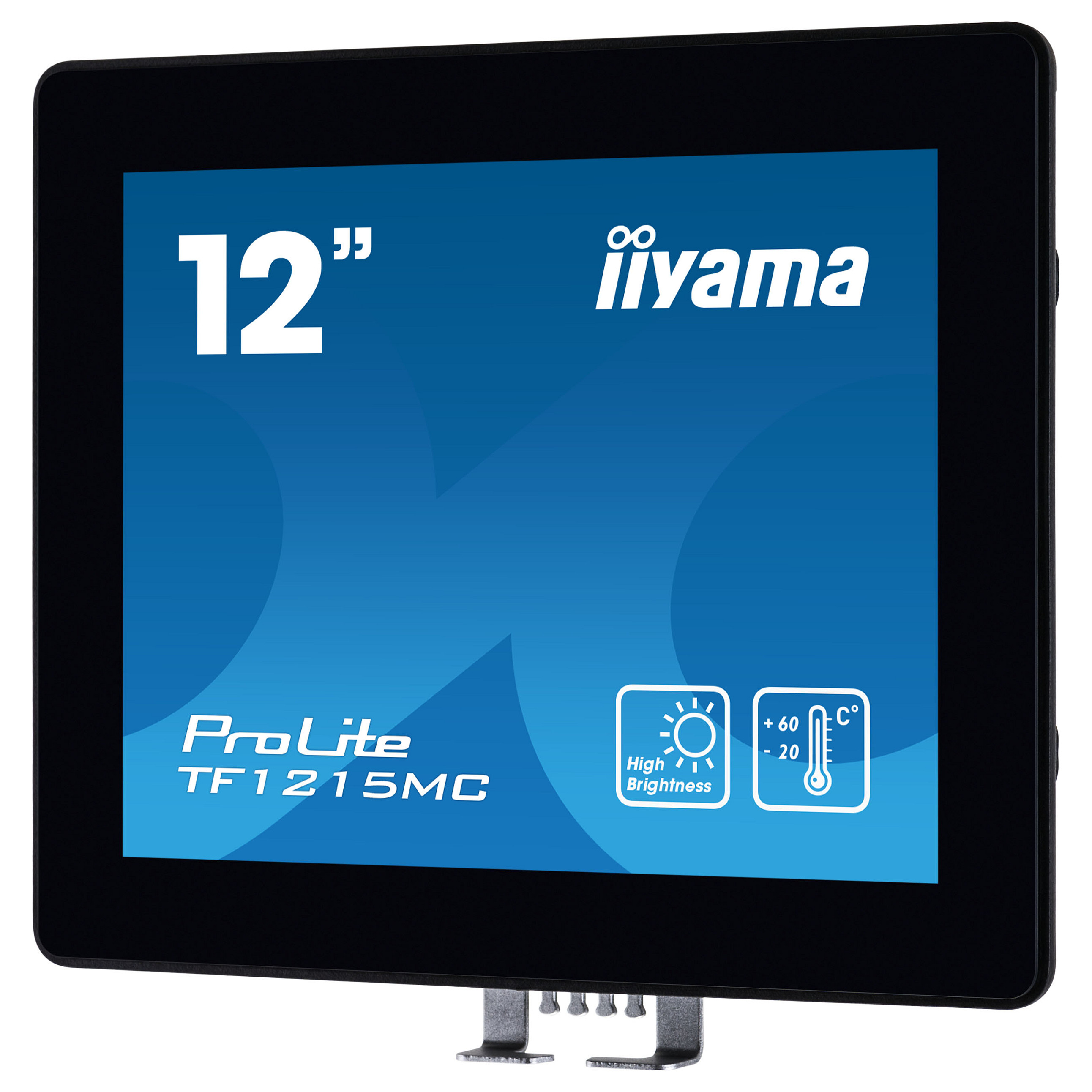 Monitor IIYAMA TF1215MC-B1 / 12.1″ / XGA IPS LCD Touch / 75Hz / 25ms / USB + HDMI + DP + VGA - Zezë - 3