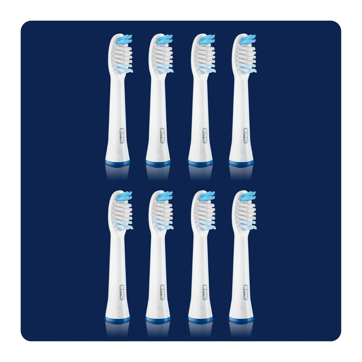 Furçë dhëmbësh elektrike Oral‑B Sonic Toothbrush Head Pulse / 4210201395348 – Bardhë (8‑Pack) - 1