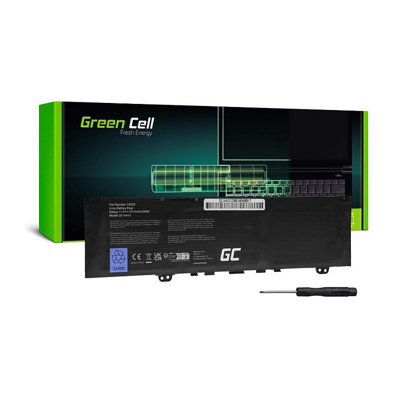 Bateri Green Cell DE144V2 për Dell Inspiron/Vostro, 11.4V, 2310mAh, Li-Polymer - Zezë - 2