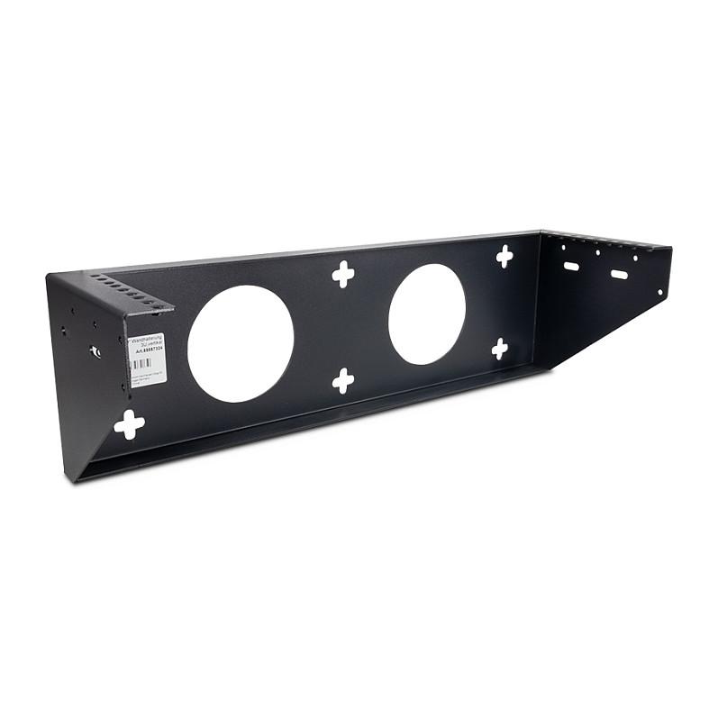 Mbajtëse për Rack Inter-Tech IPC 19" / Montim në Mur / 3U / Thellësi 161mm / Vertikale - Zezë