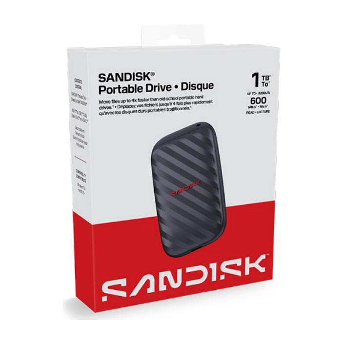 SSD e Jashtme SanDisk SDSSDE10-1T00-G25 / 1TB / USB 3.2 Gen 2 / 600MB/s – Blu e errët - 2