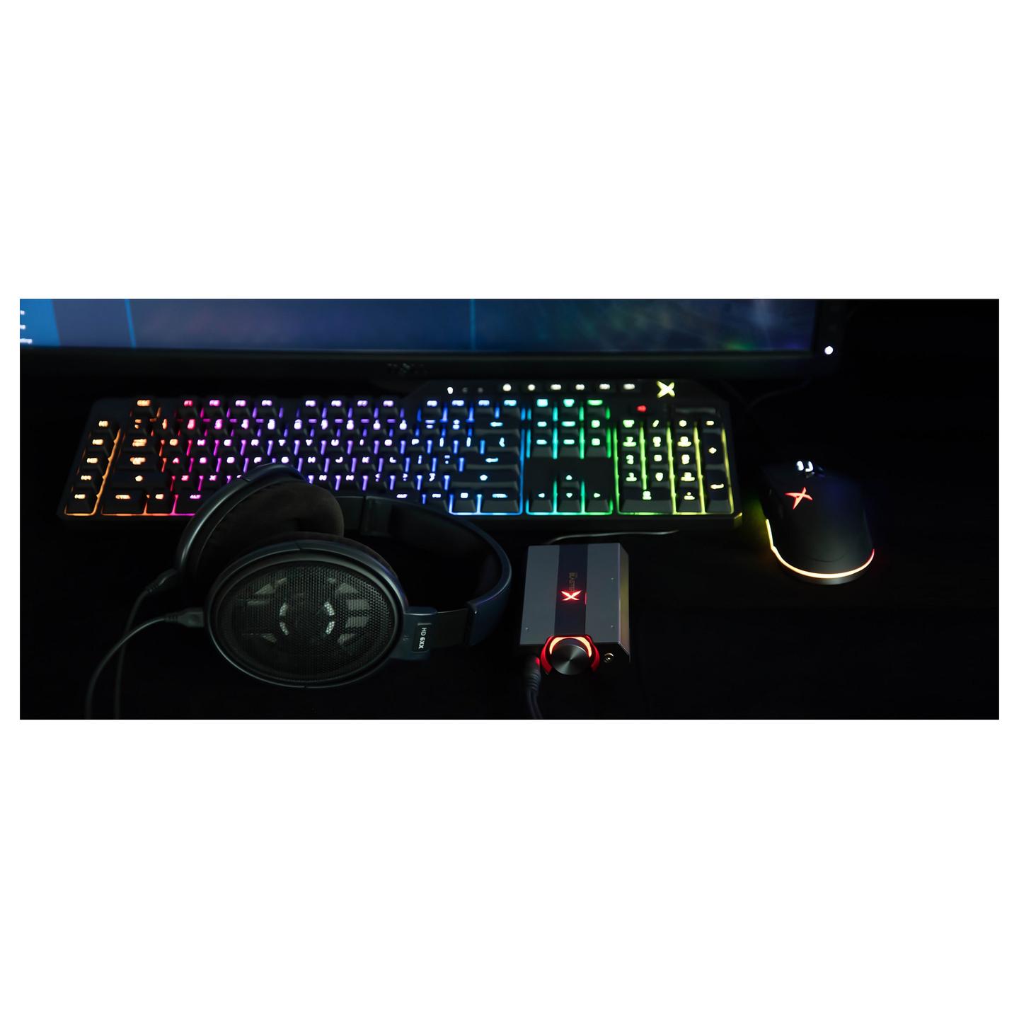 Kartelë zanore e jashtme Creative Sound BlasterX G6, USB, DAC 32-bit/384 kHz, SNR 130 dB, Dolby Digital, surround virtual 7.1 - Zezë - 7