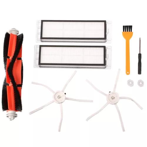 Aksesorë për Fshesë Robotike Roborock Extralink S5 Max / S6 / S50 / S51 / S55 / Replacement Kit / Furça / Filtra - Zezë/Kuqe/Krem