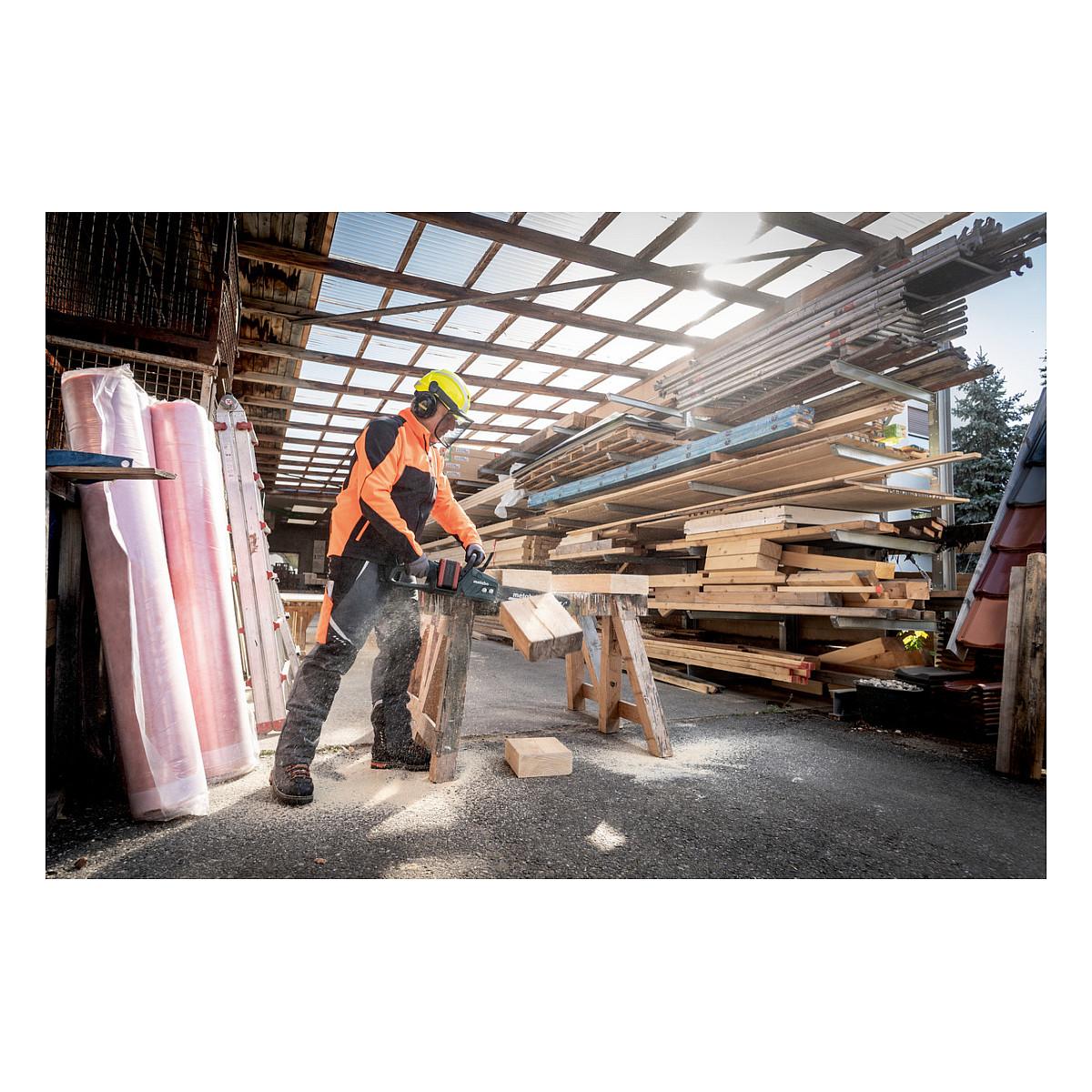Sharrë me Zinxhir me Bateri Metabo MS 36-18 LTX BL 40, 36V, Brushless, 40cm, 22m/s - Gjelbër - 6