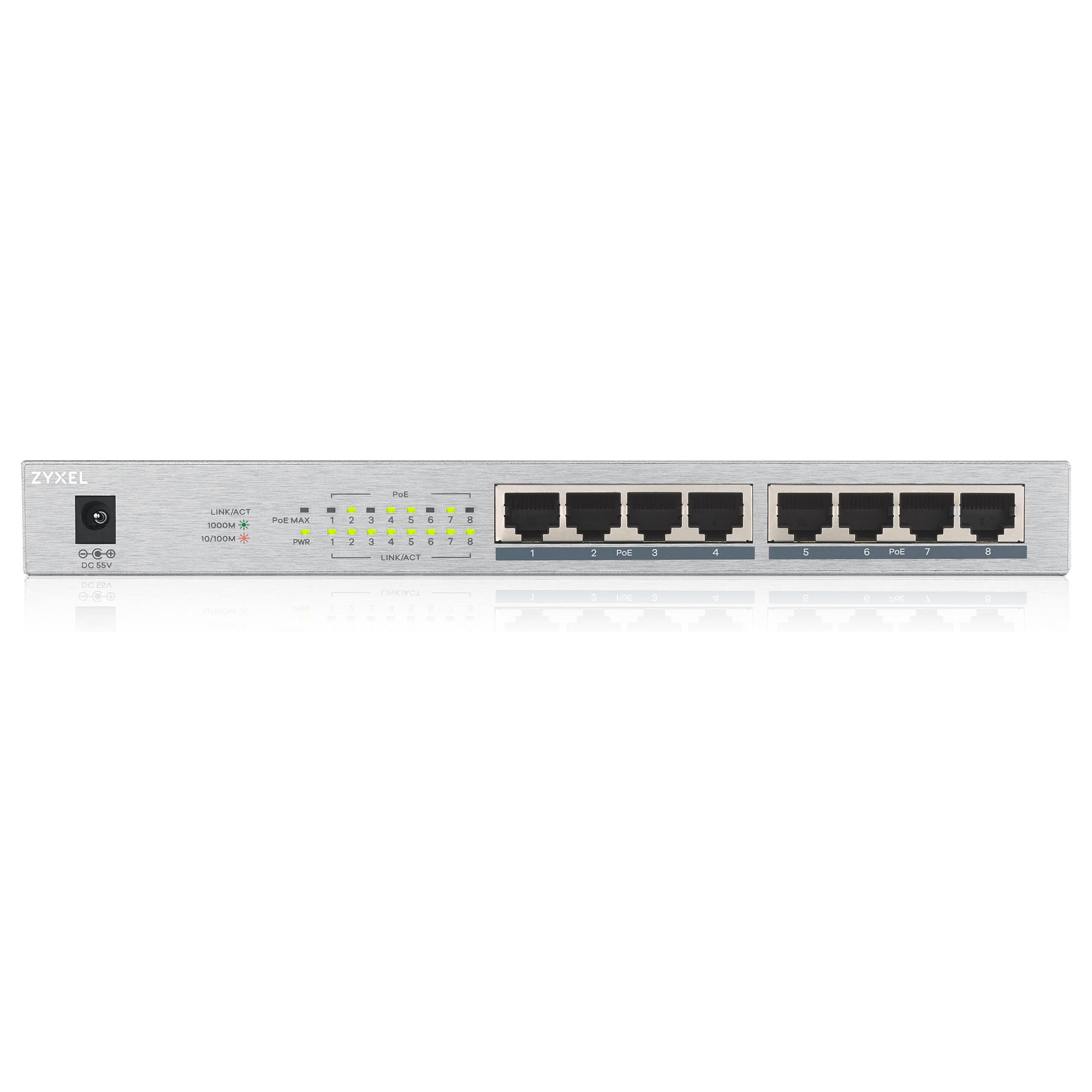 Switch 8P Zyxel GS-1008HP POE - 3