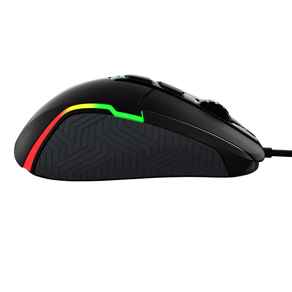 Maus Gaming Meetion G3360 Posedion Seven-stage / 200~12000 DPI / Butona 6+1 / RGB / USB / e zezë - 3