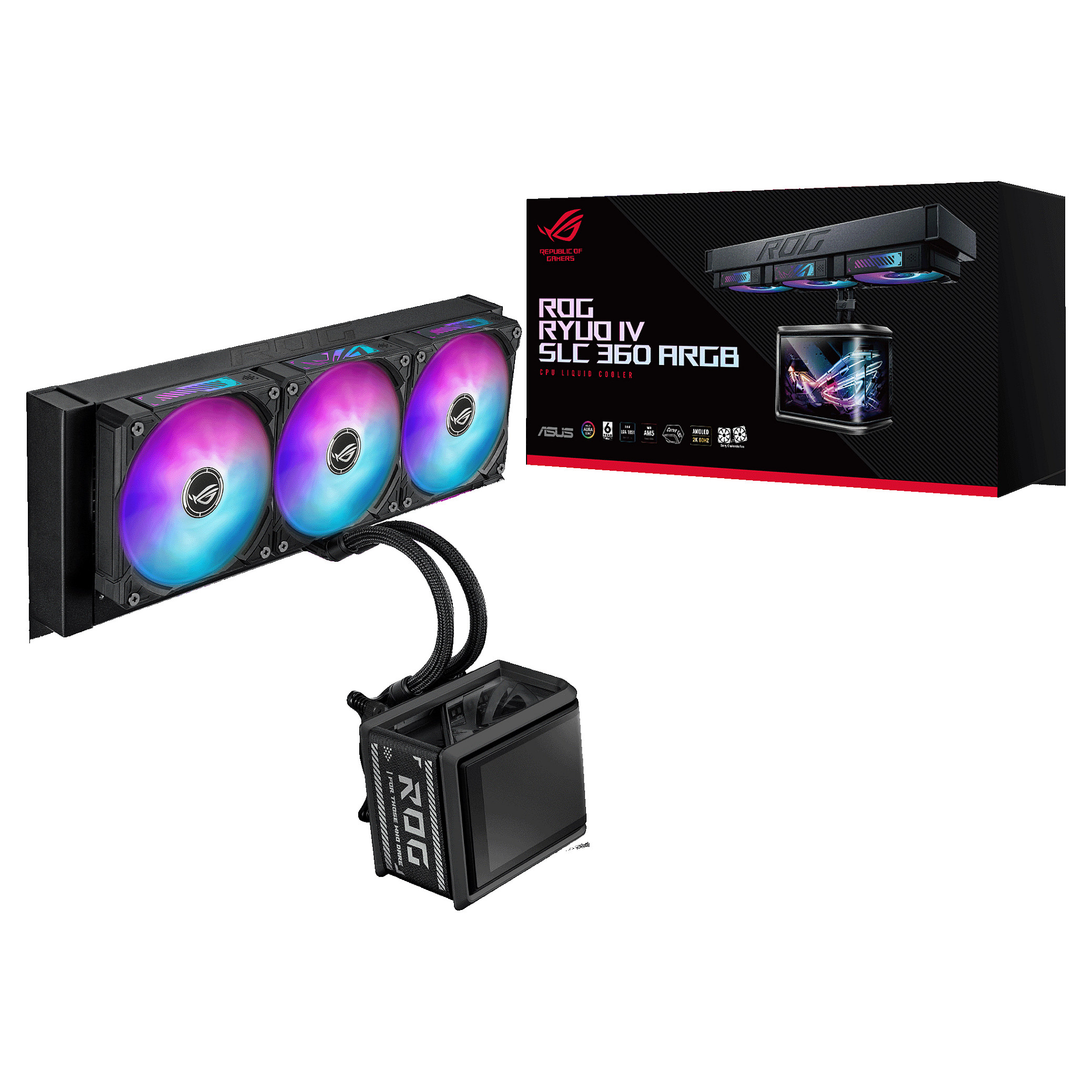 Ftohës për Procesor ASUS ROG Ryuo IV SLC 360 ARGB - Zezë - 22