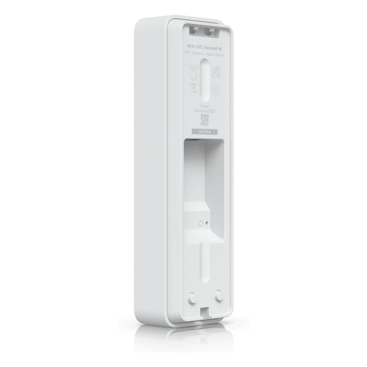 Ubiquiti UniFi Doorbell Lite UVC-Doorbell-Lite-W Video Doorbell / Kamerë IP 5MP / PoE / Two-Way Audio / AI Detection / UniFi Protect – Bardhë - 4