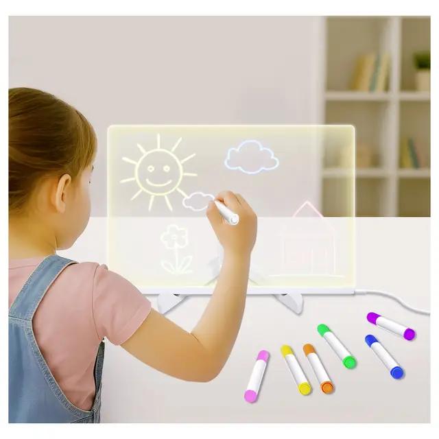 Whiteboard me Ndriçim LogiLink AA0192 / 30 × 20 cm / 7 Markerë – Transparente - 3