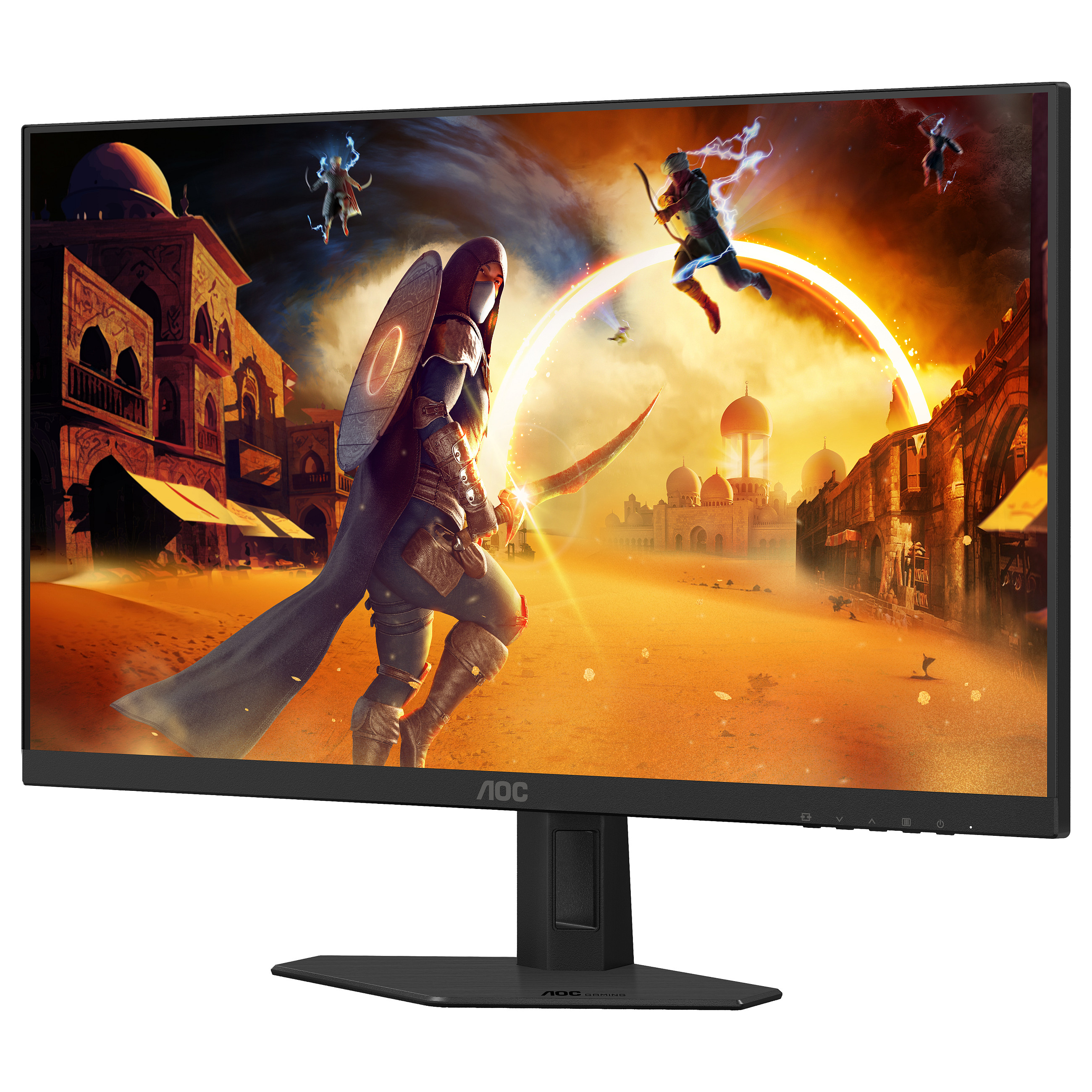 Monitor Gaming AOC 27G4HRE / 27"/ Full HD Fast IPS / LED / 200Hz / 1ms / HDMI+DP - Zezë / Kuqe - 6