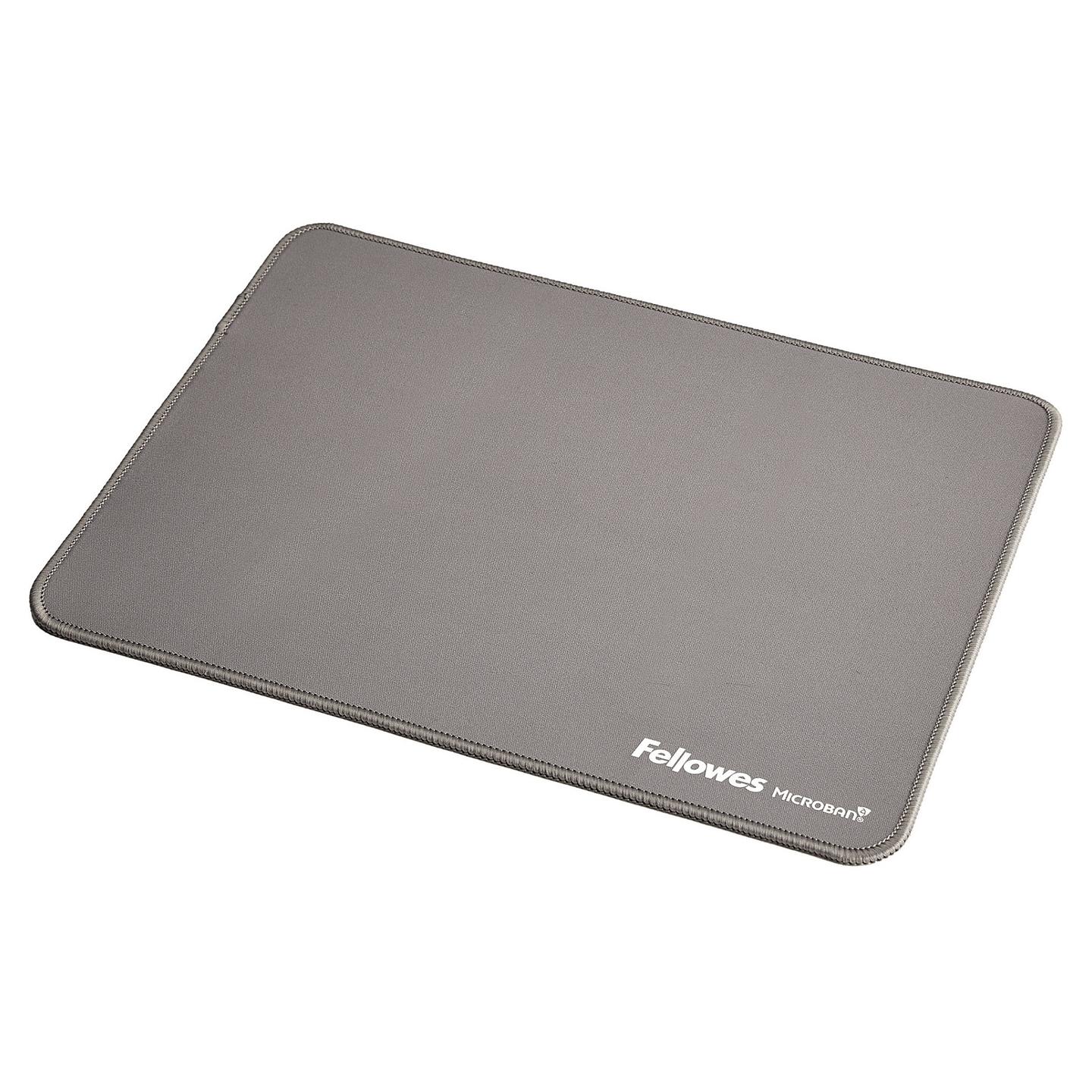 Mauspad Fellowes Breyta XL / 280 × 210 mm / Microban / Bazë kundër rrëshqitjes – Gri