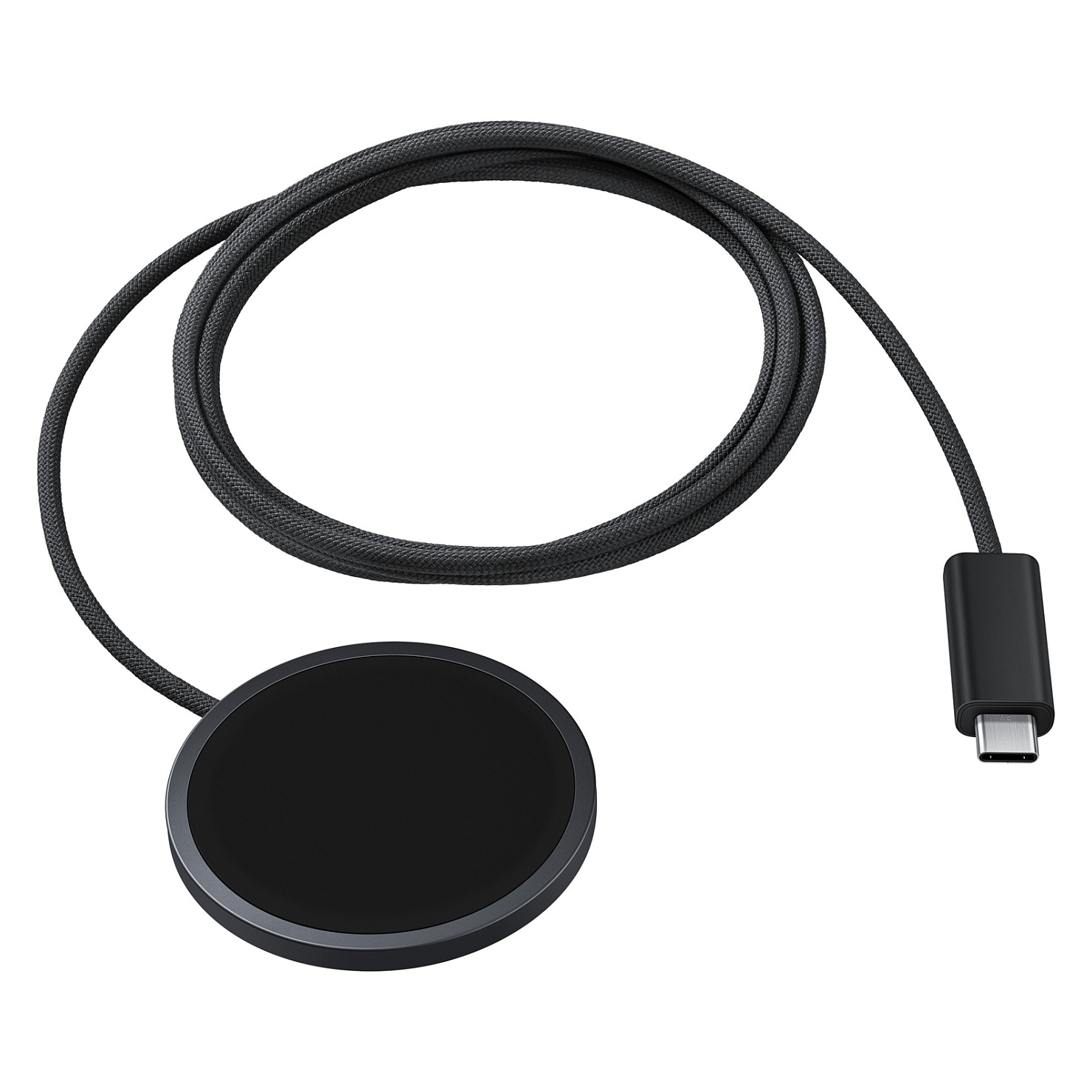 Aksesorë për telefon Samsung / Wireless Charger / Fast Charging / 1.5m / USB – Gri - 3
