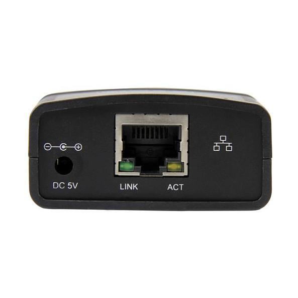 Print Server StarTech.com PM1115U2, Adapter për Lidhjen e Printerit USB në Rrjet, USB 2.0, Fast Ethernet 10/100Mbps, 1x RJ45 - Zezë - 3