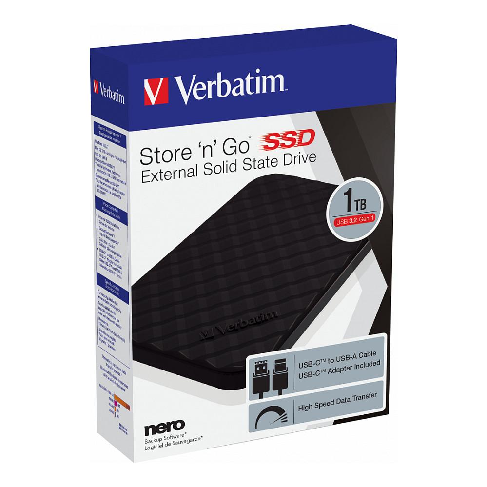 SSD e Jashtme Verbatim Store 'n' Go 53230, 1TB, USB 3.2 Gen 1 - Zezë - 4