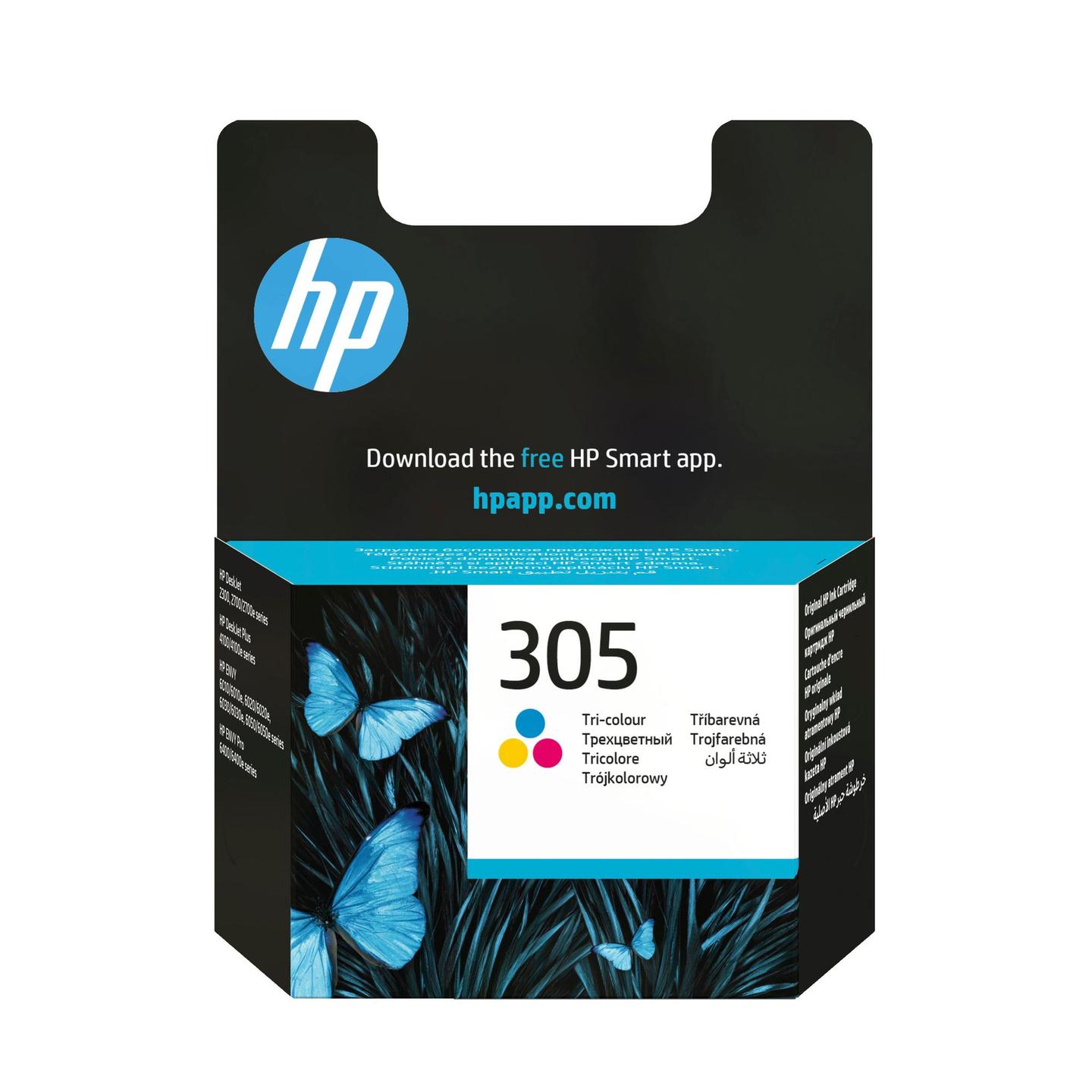 INK HP 305 / 3YM60AE / 100 faqe – Blu/Magenta/Verdhë - 1