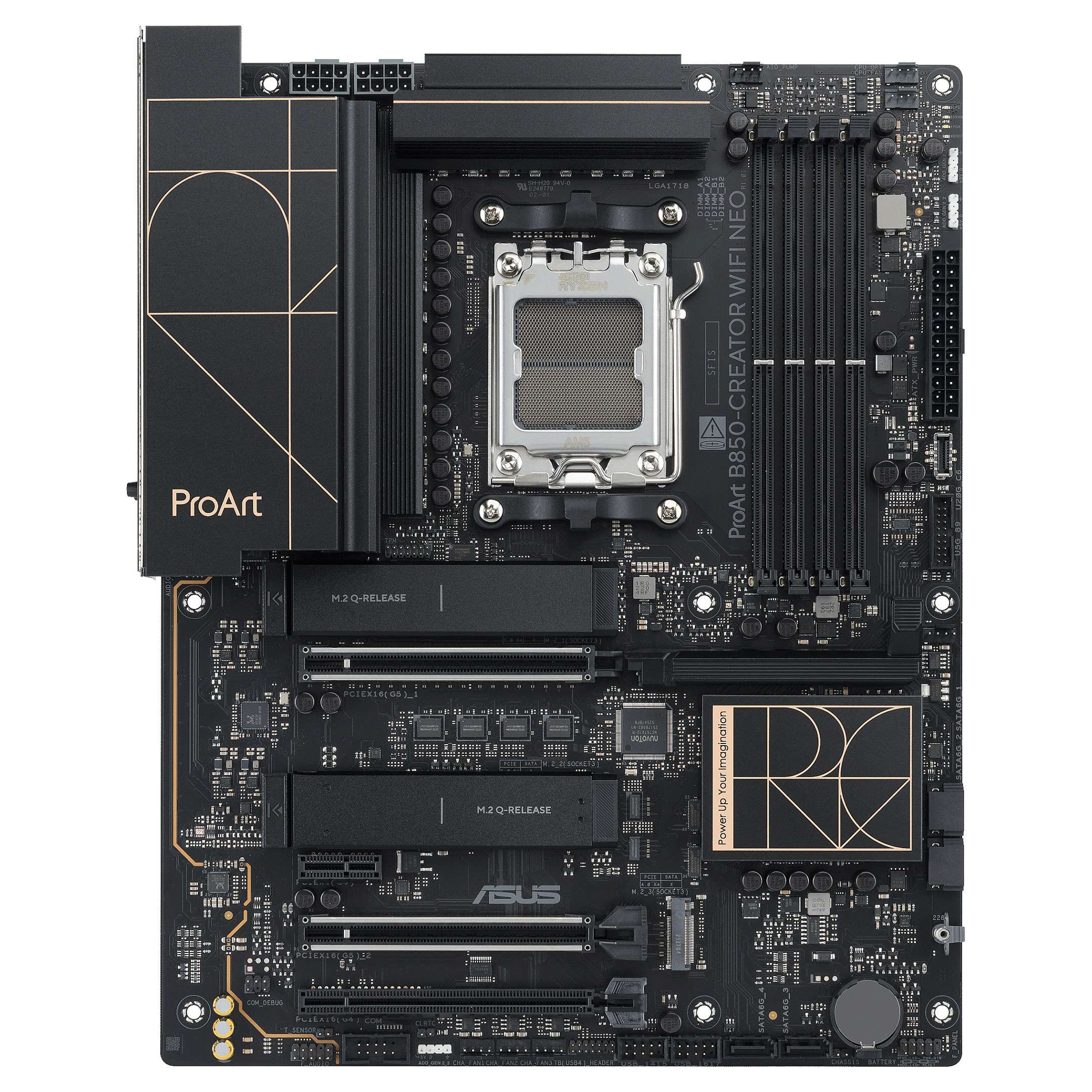 Pllakë Amë ASUS PROART B850-CREATOR WIFI NEO / AMD AM5 / B850 / DDR5 / ATX / Wi-Fi 7 / 5GbE LAN - 2