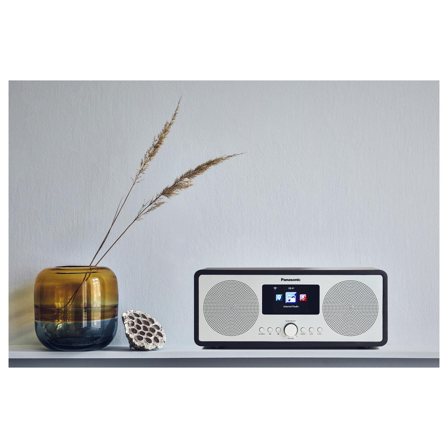 Radio portative Panasonic RF-D40EG-K, 6W, FM, Wi-Fi, Ekran LCD 2.4" - Zezë - 8