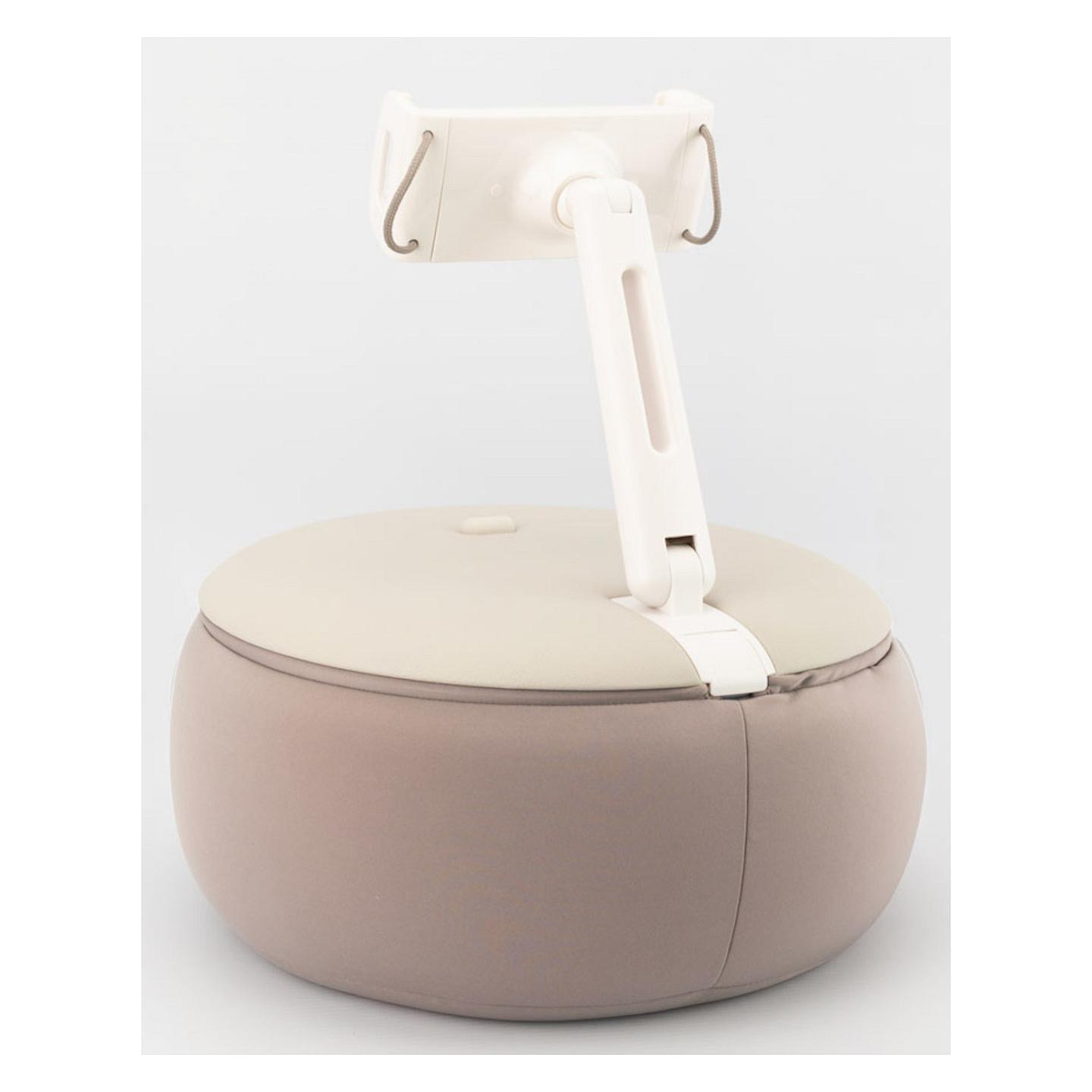 Mbajtëse për Tablet RealPower PillowStand-1, 495561, deri 12.9", Lycra - Gri/Bardhë - 2