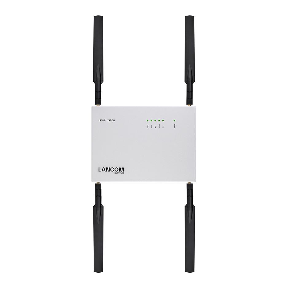 Ruter Industrial LANCOM IAP-5G, 5G, 2× Gigabit Ethernet, Micro-SIM, SD-WAN, IP50 - Bardhë - 1