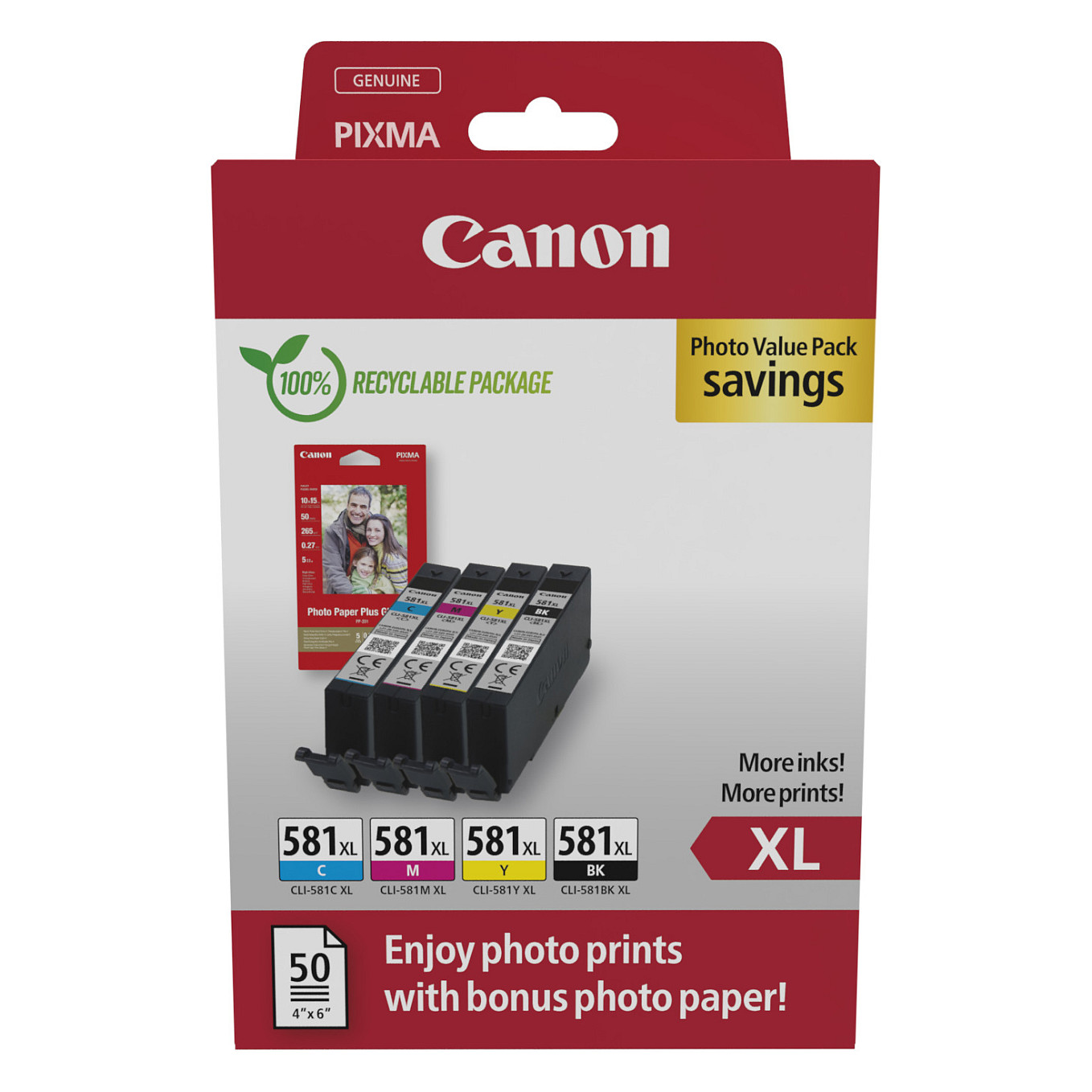 INK Canon / CLI‑581XL / 2052C004 / 4pack Multipack - 1