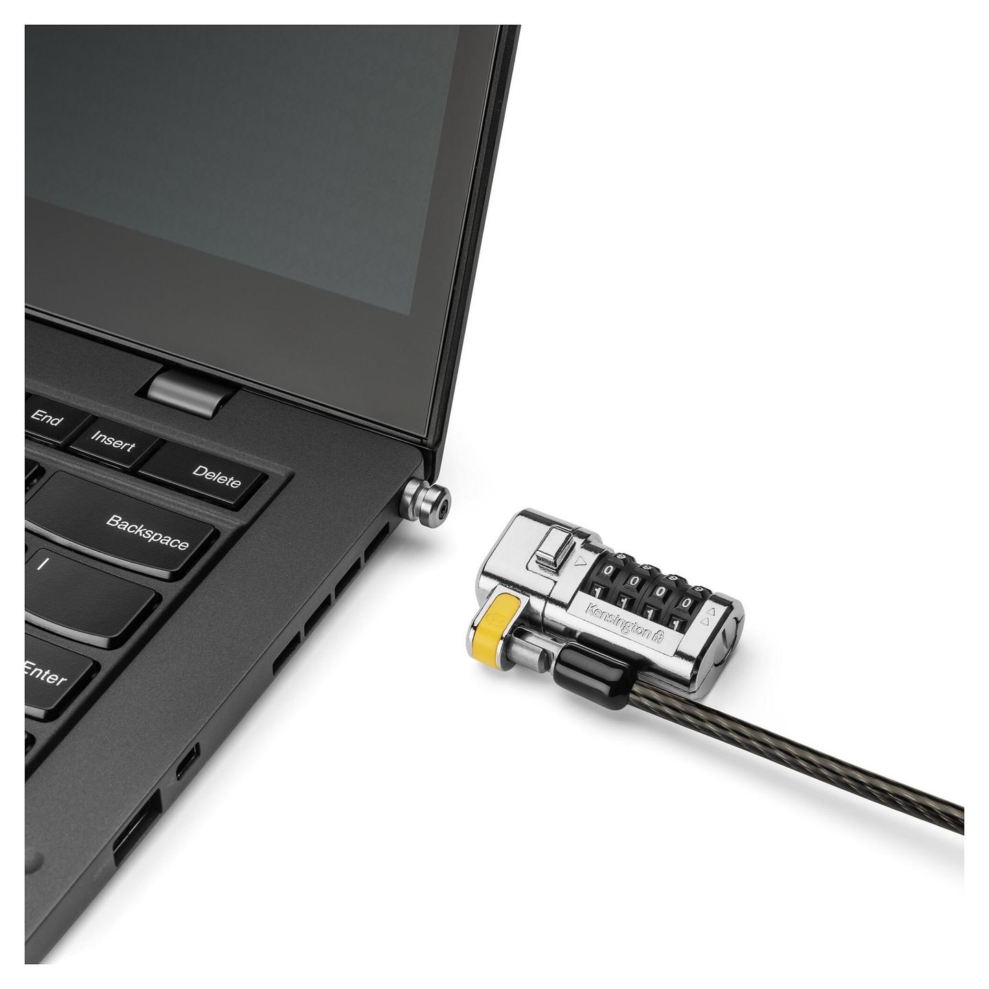 Kabllo Sigurie për Laptop Kensington ClickSafe Universal / 3-in-1 / Combination Lock / 1.8 m - Zezë - 6