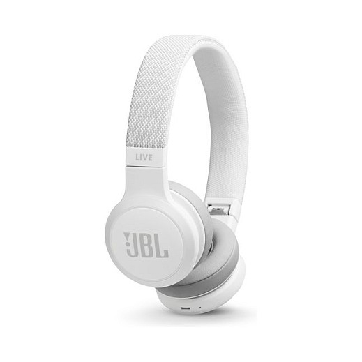 Kufje pa kabllo JBL Live 400BT Bluetooth On-Ear Headphones - Bardhë - 1