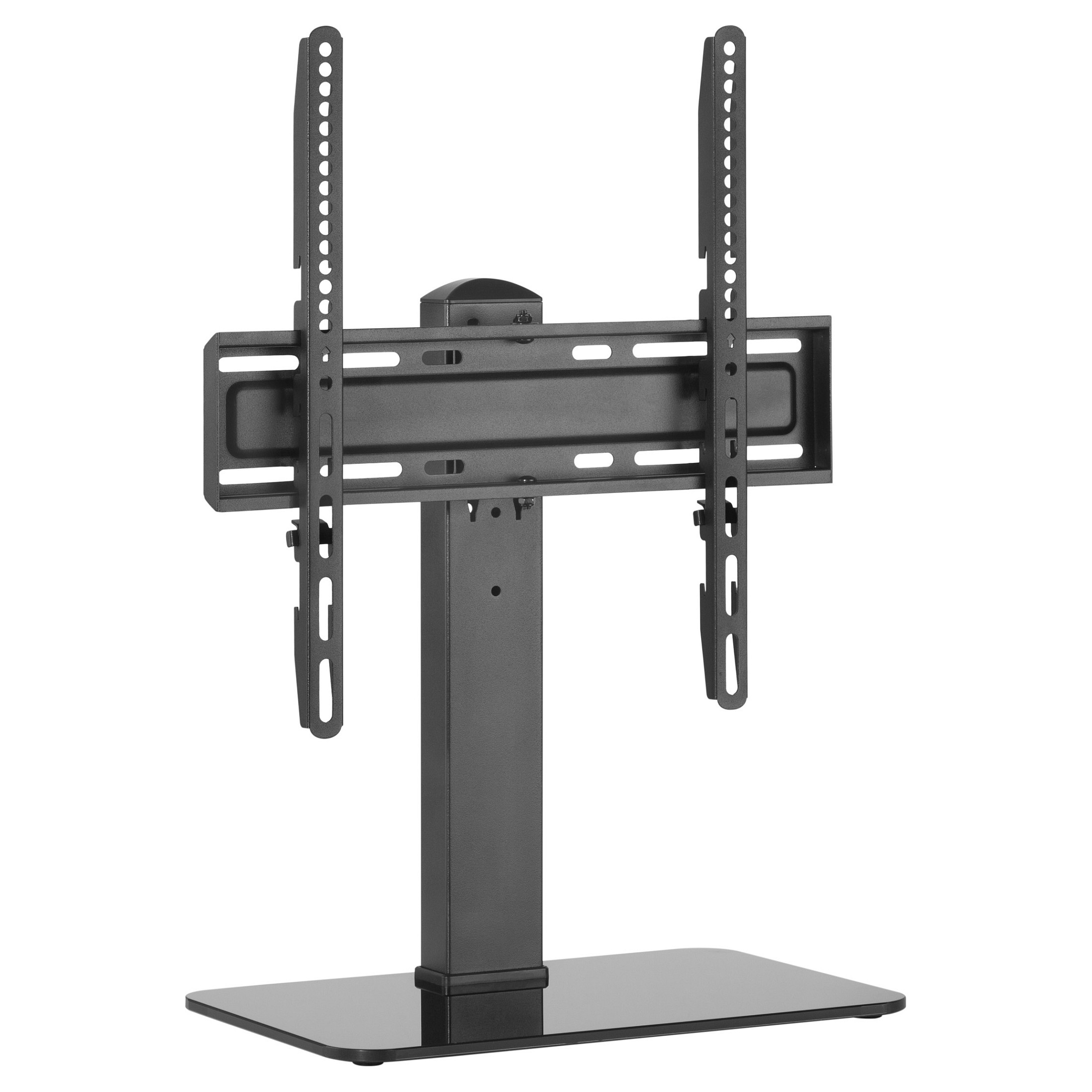 Mbajtëse tavoline për TV EQUIP / 32″–55″ / deri në 40 kg / e Rrotullueshme / Lartësi të rregullueshme - Zezë