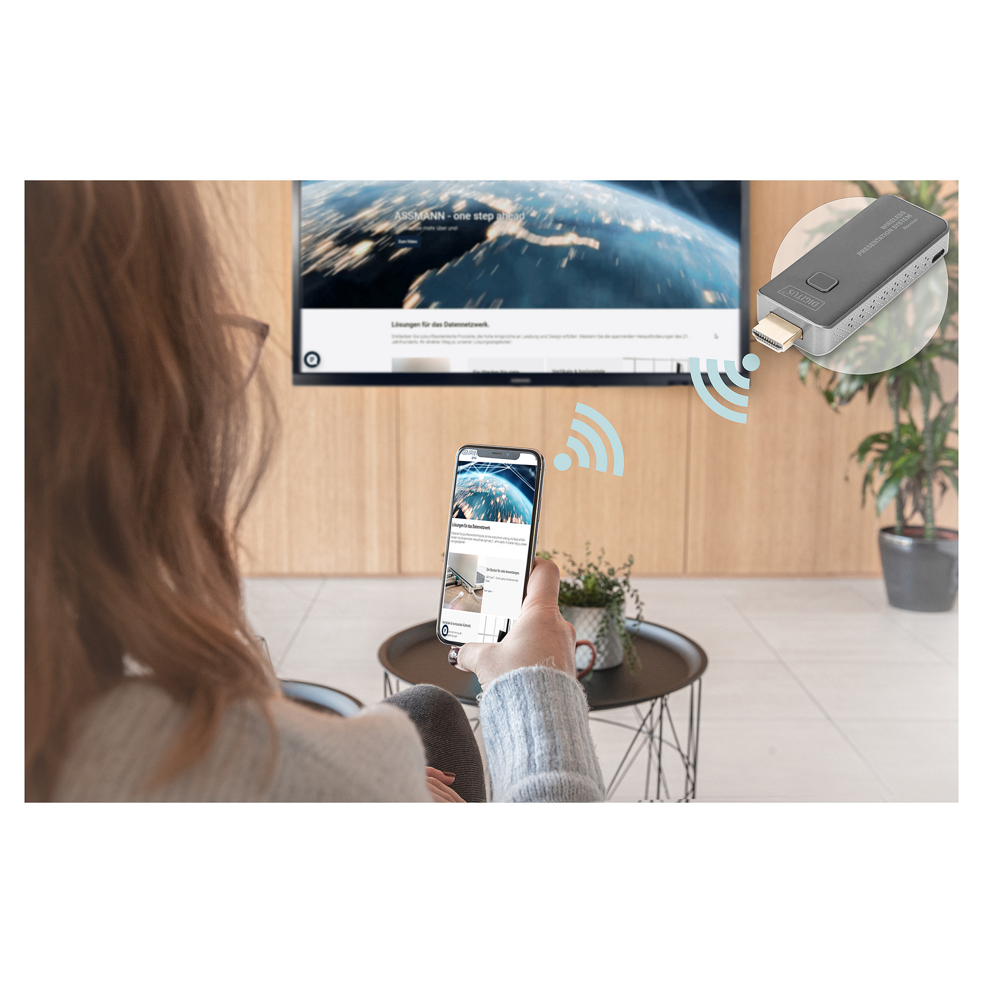 Digitus Click & Present Mini - Wireless Presentation System - 6
