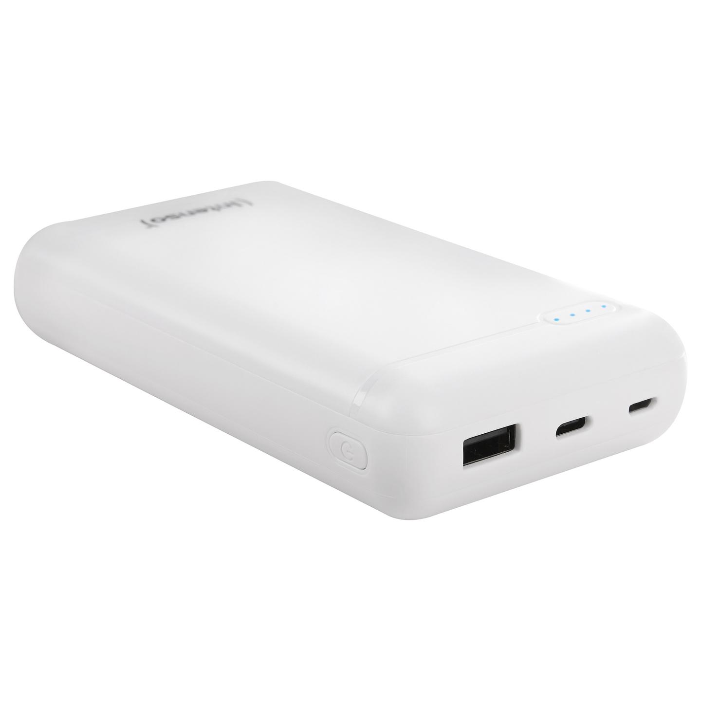Powerbank Intenso XS20000, 20000mAh, USB-A, USB-C, Micro-USB - Bardhë - 3