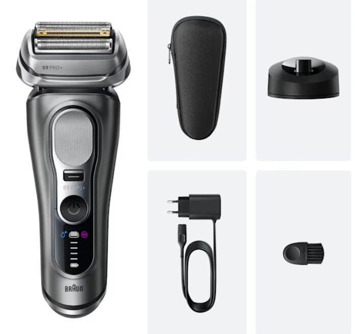 Makinë e rrojës Braun Series 9 Pro+ / 9615s – Zezë/Hiri - 1