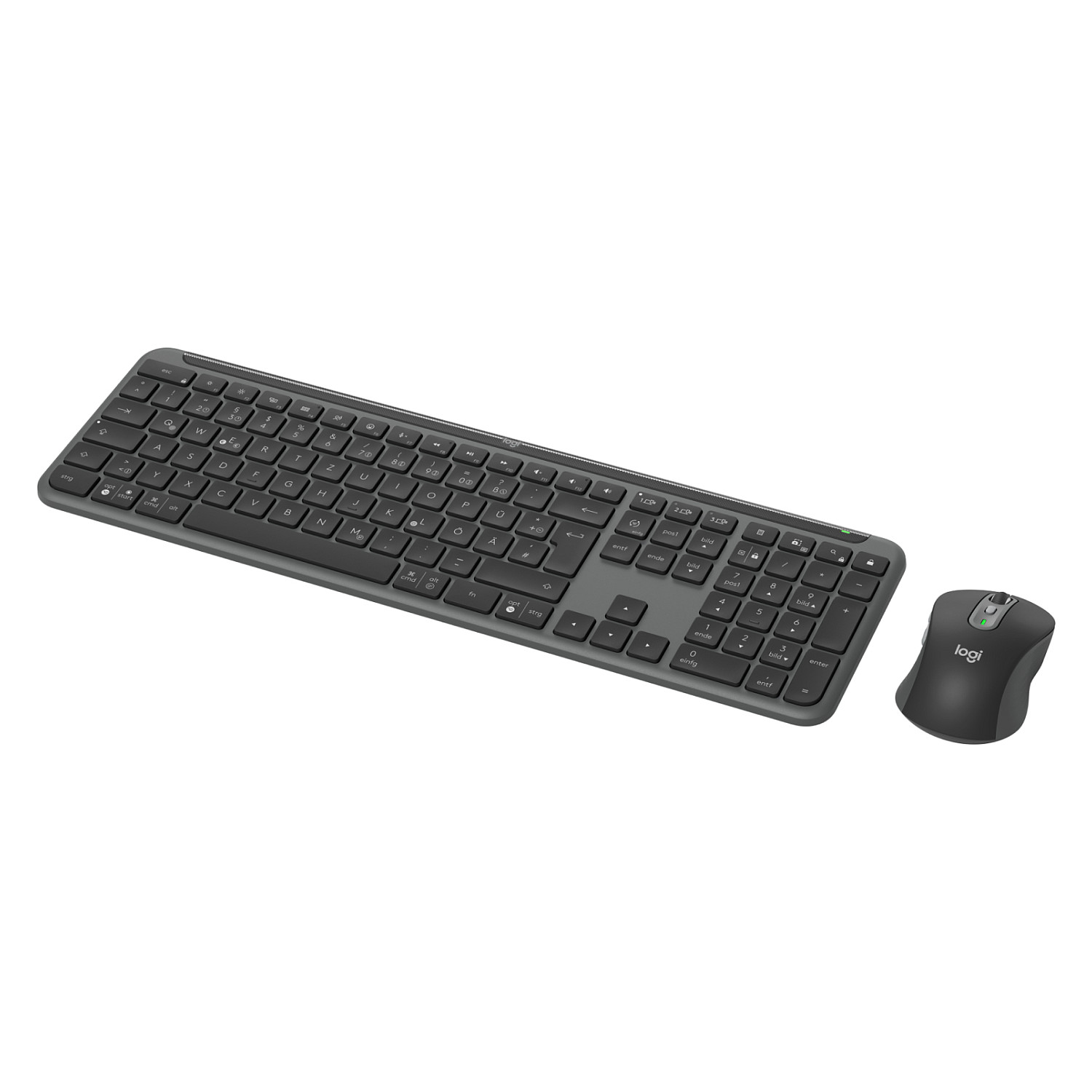 Combo (Tastierë & Maus) Logitech MK950 Wireless  / QWERTZ DE - Zezë - 2