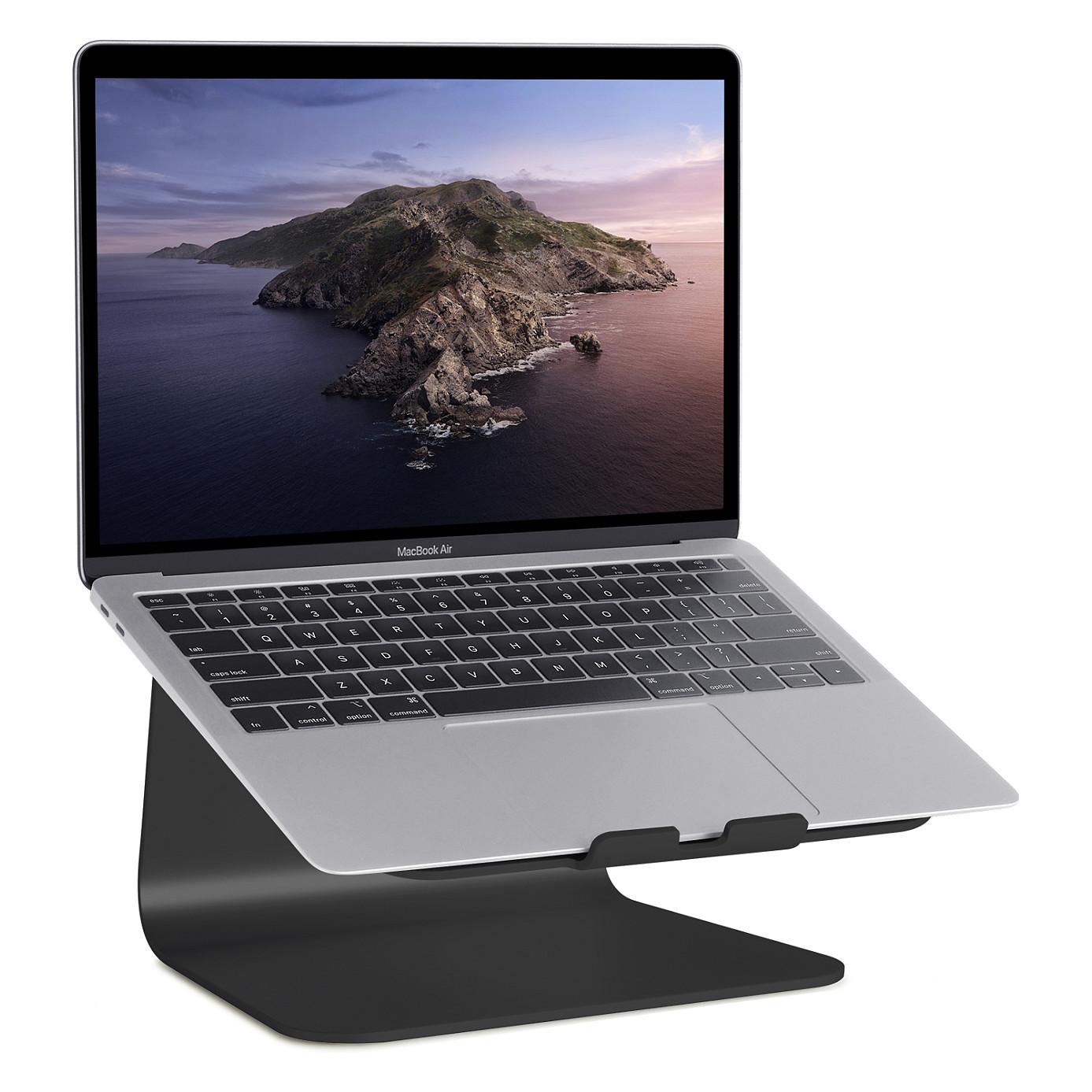 Mbajtës për Laptop Rain Design mStand 10075, për MacBook, Alumini, Ergonomik, Menaxhim Kabllosh - Zezë - 3