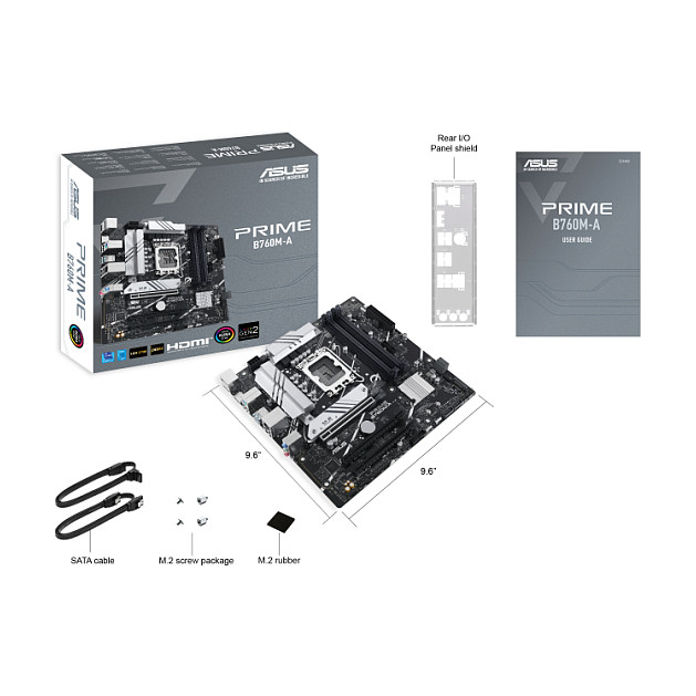 Pllakë Amë 1700 ASUS PRIME B760M-A-CSM - 6