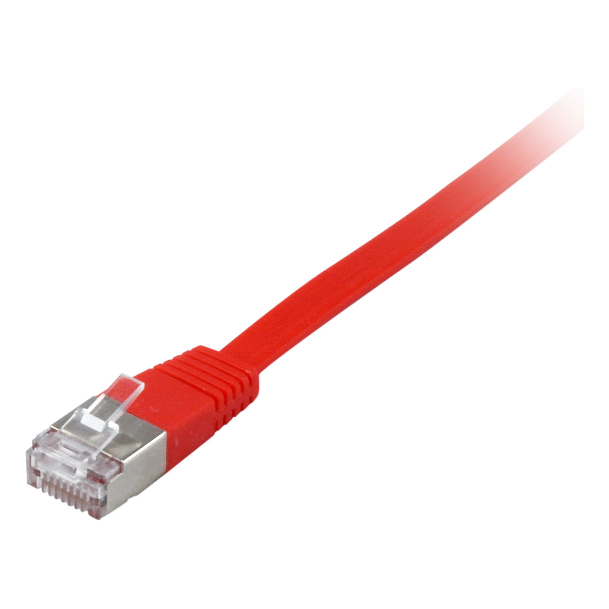Kabllo për rrjet / Equip Patch Cable Cat6A U/FTP / 2xRJ45 / 10.00m / LSZH / Flat / Polybag – Kuqe - 2