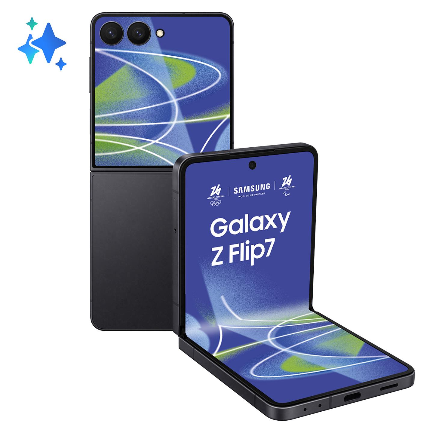 Telefon i Mençur Samsung Galaxy Z Flip7, 5G, 12GB, 512GB, Exynos 2500, Dynamic AMOLED 2X, 120Hz - Zezë