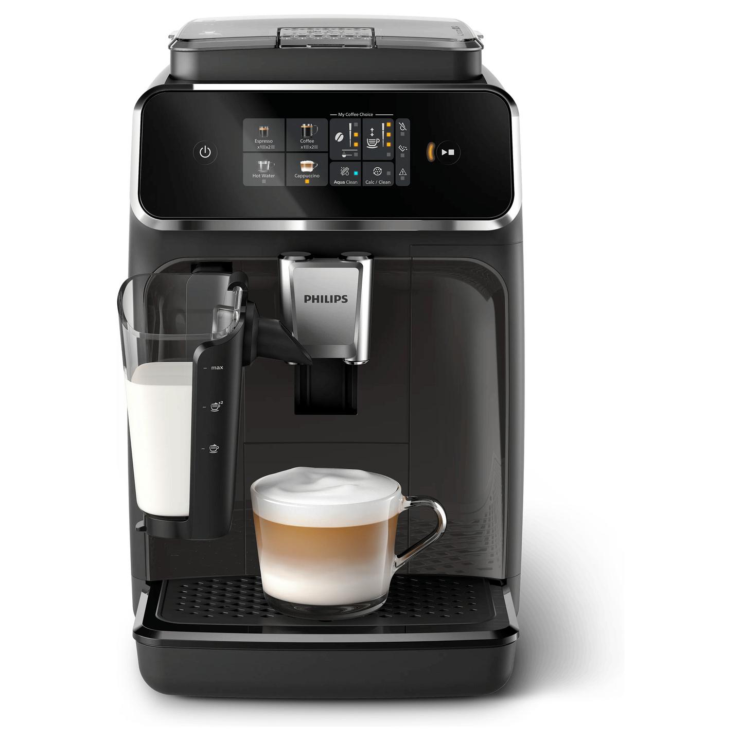 Aparat për Kafe Espresso Automatik Philips Series 2300 EP2334/10, 1500 W, 15 Bar, LatteGo, 1.8 L – Zezë