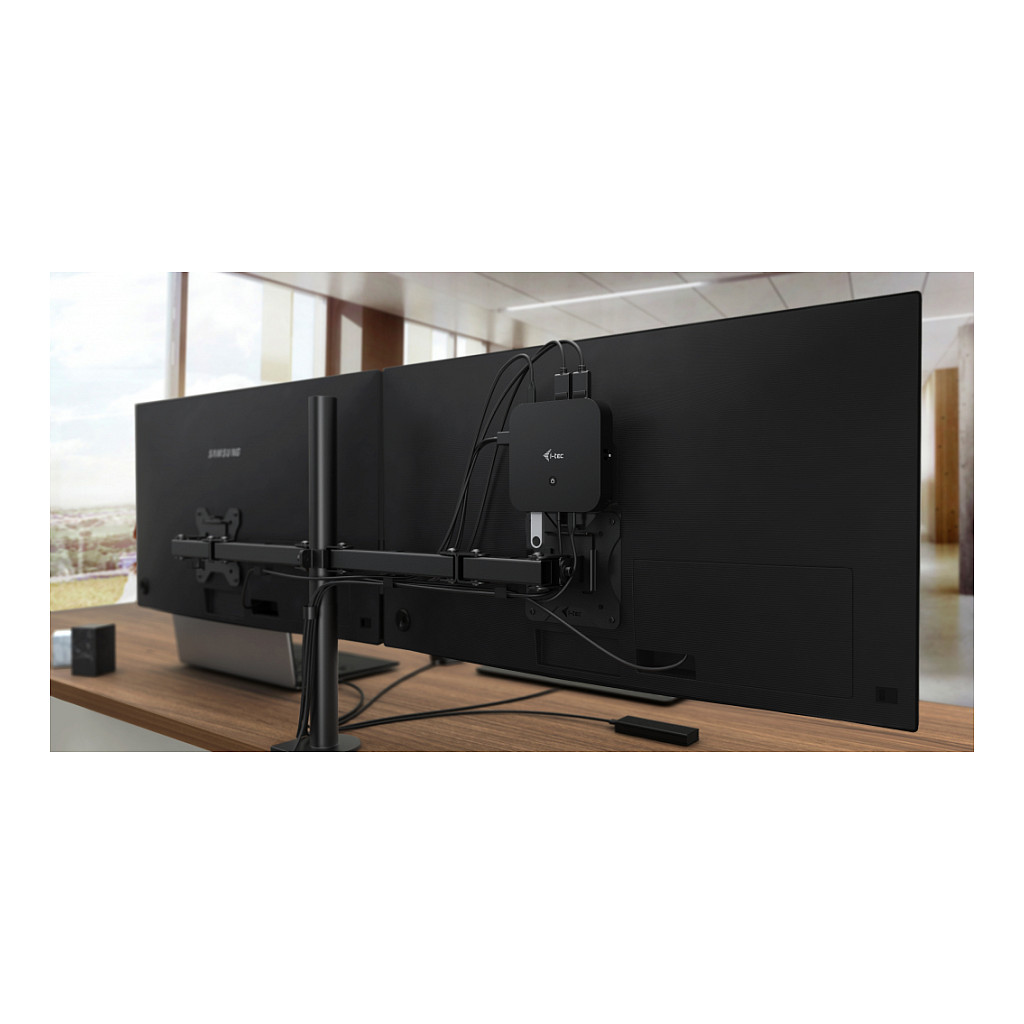 Docking Station I-TEC USB-C / HDMI + 2x DisplayPort / PD / LAN / USB - Metalik - 5