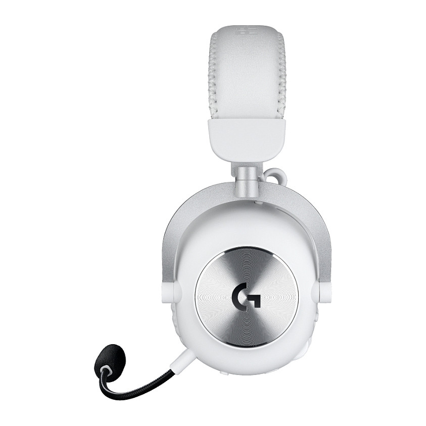 Kufje Gaming Logitech PRO X 2 Lightspeed – Bardhë + Mikrofoni + Jastekë shtesë për veshët + Çantë + Adapter + Kabllo USB-C + Kabllo audio - 2
