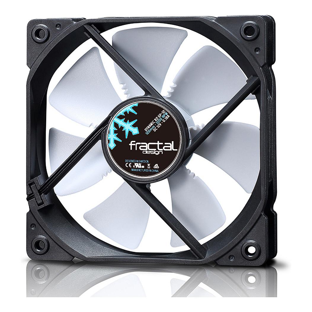 Ftohës për Kasë Fractal Design Dynamic X2 GP-14, 140mm, 1000 RPM, 68.4 CFM, 3-Pin - Zezë