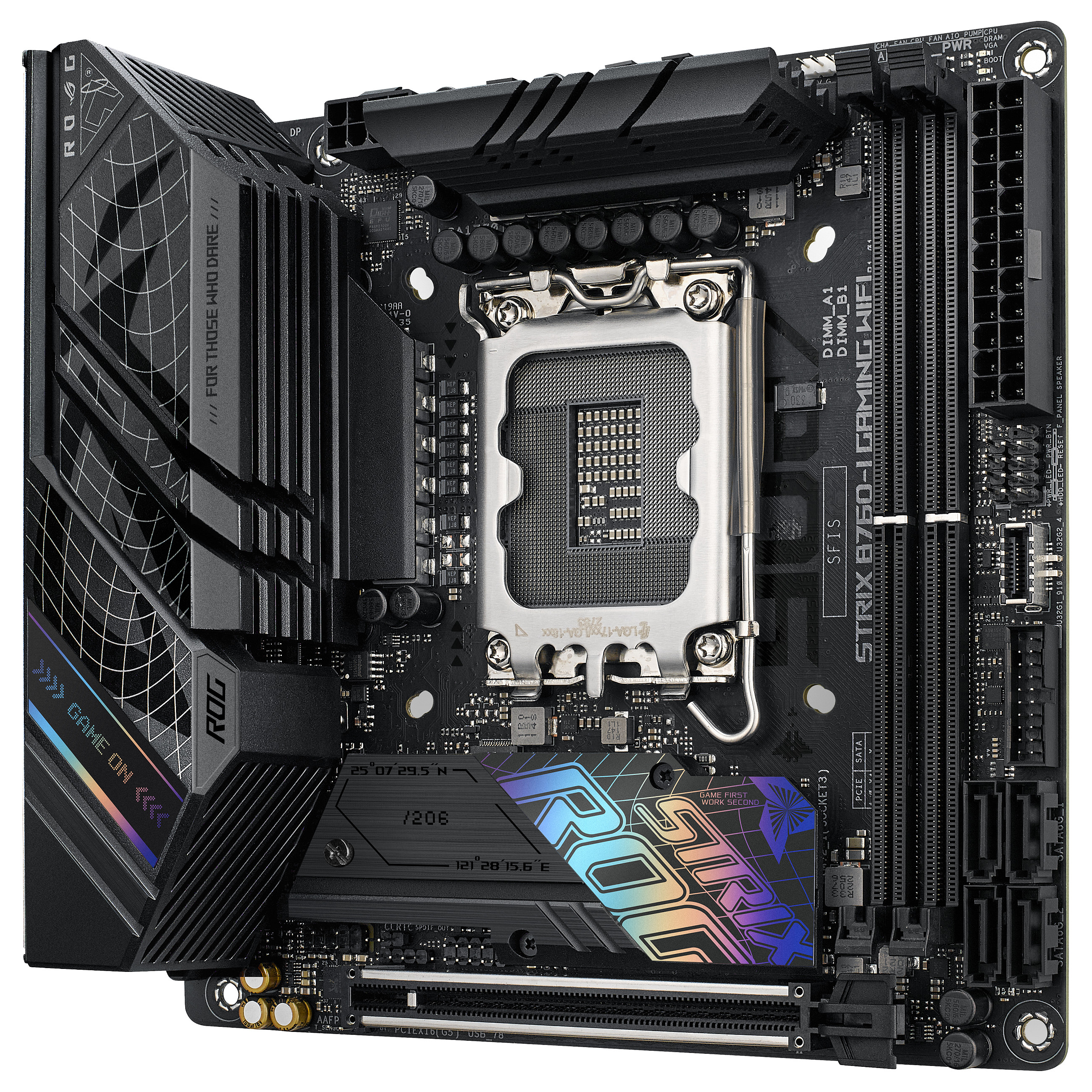 Pllakë Amë MB Intel Gaming ASUS ROG STRIX B760-I GAMING WIFI ITX / DDR5 / LGA 1700 / HDMI+DP - 6